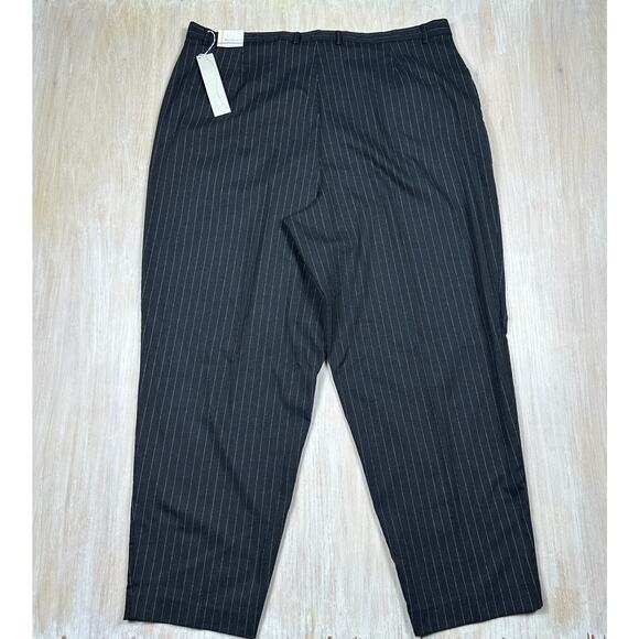 NWT Lane Bryant Designs & Co Pinstripe Stretch Dress Pants Business Career 24 - Picture 9 of 12